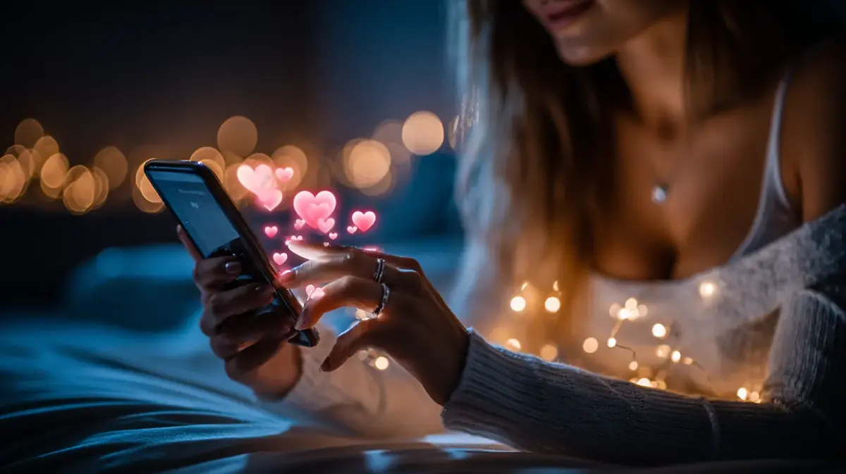 Person exploring candy ai review features on their phone