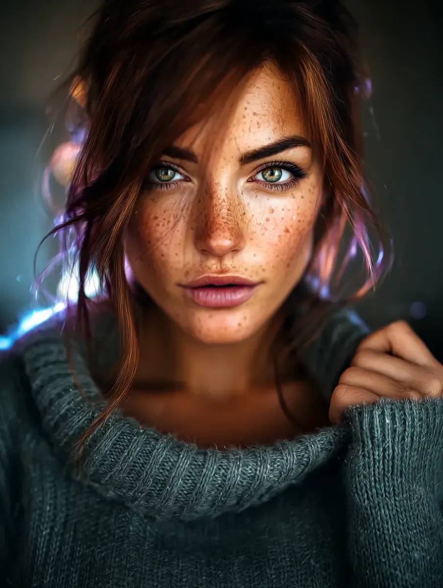 Virtual AI character representing ai character creator