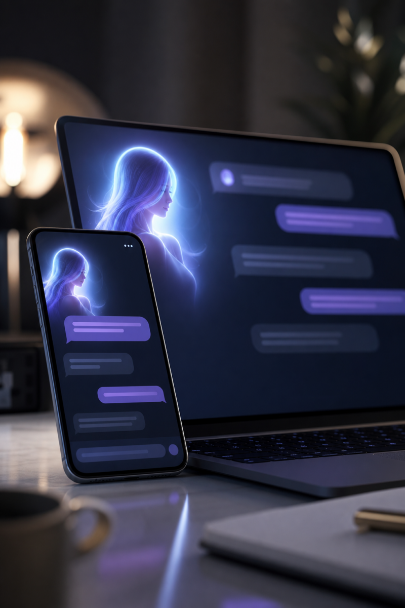 AI companion illustration for our dream ai review 2026 features pricing alternatives